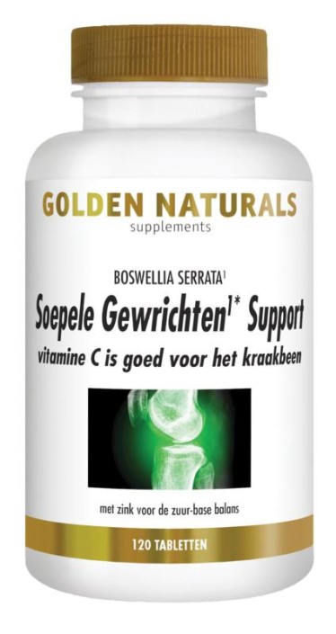 Golden Naturals Soepele gewrichten support (120 Tabletten)