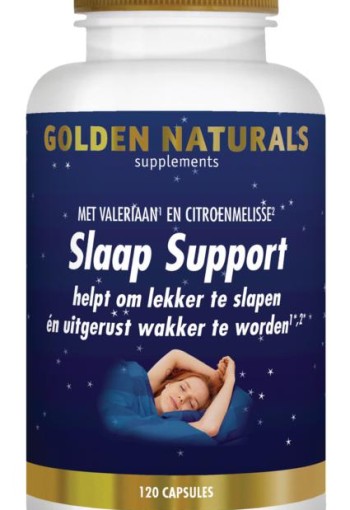 Golden Naturals Slaap support (120 Vegetarische capsules)