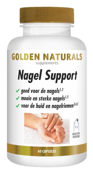 Golden Naturals Nagel support (60 Vegetarische capsules)