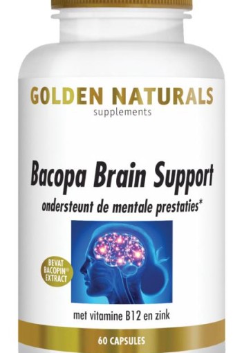 Golden Naturals Bacopa brain support (60 Capsules)