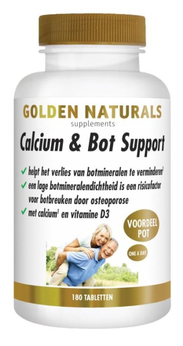 Golden Naturals Calcium & bot support (180 Tabletten)