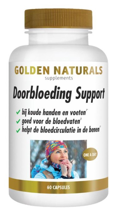 Golden Naturals Doorbloeding support (60 Vegetarische capsules)