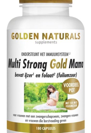 Golden Naturals Multi mama (180 Vegetarische capsules)