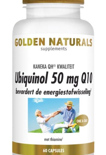 Golden Naturals Q10 Ubiquinol 50mg (60 Vegetarische capsules)