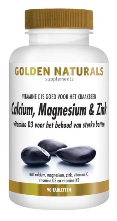Golden Naturals Calcium magnesium & zink (90 Tabletten)