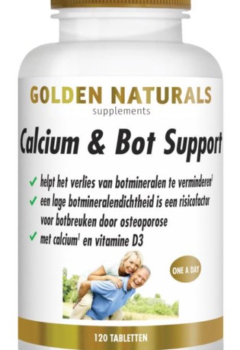 Golden Naturals Calcium & bot support (120 Tabletten)