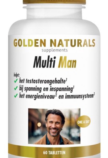 Golden Naturals Multi man (60 Tabletten)