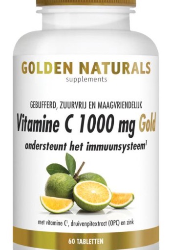 Golden Naturals Vitamine C 1000mg gold (60 Tabletten)