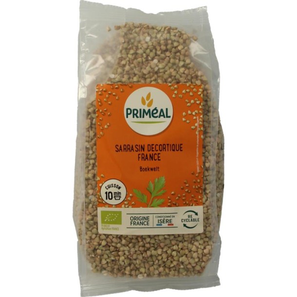 Primeal Boekweit gepeld bio (400 Gram)