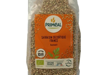 Primeal Boekweit gepeld bio (400 Gram)