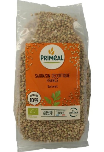 Primeal Boekweit gepeld bio (400 Gram)