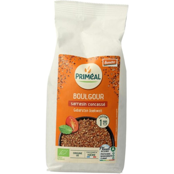 Primeal Bulgur geplette boekweit bio (400 Gram)