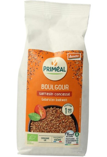 Primeal Bulgur geplette boekweit bio (400 Gram)