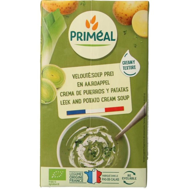 Primeal Aardappelsoep romig bio (1 Liter)