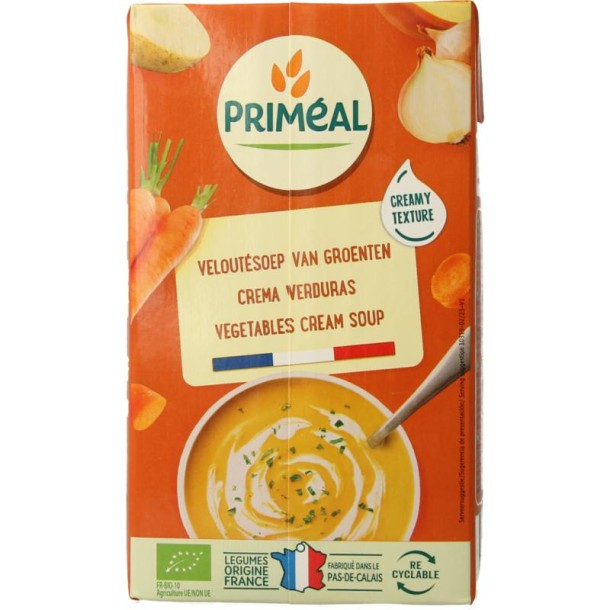Primeal Groentecremesoep bio (1 Liter)