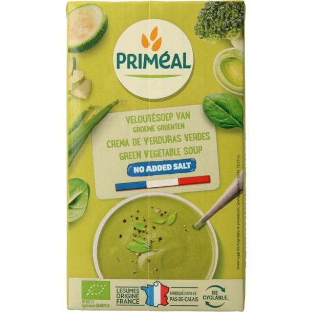 Primeal Groene groentesoep bio (1 Liter)