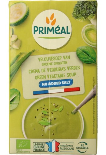Primeal Groene groentesoep bio (1 Liter)