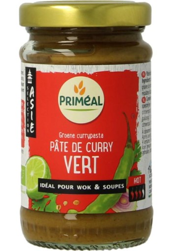 Primeal Groene curry pasta bio (120 Gram)