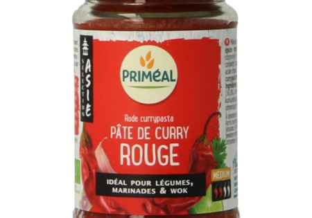Primeal Rode curry pasta bio (120 Gram)