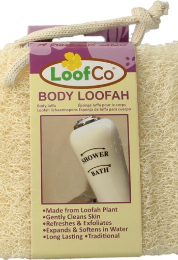 Loofco Douche en bad spons luffa bio (1 Stuks)