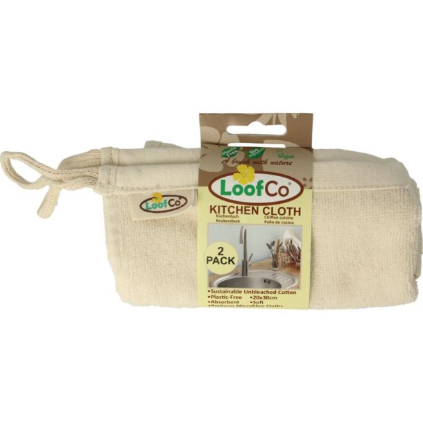 Loofco Vaatdoekjes bio (2 Stuks)