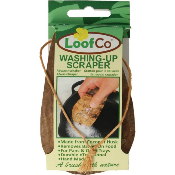 Loofco Afwasschraper uit kokos bio (1 Stuks)