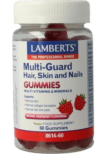 Lamberts Multi guard haar huid nagel gummies (60 Gummies)