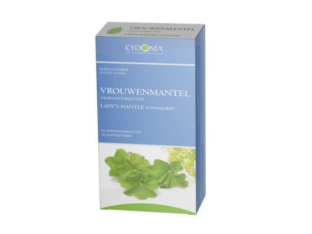 Cydonia Vrouwenmantel vaginaaltabletten (10 Zetpillen)