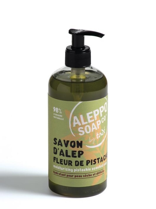 Aleppo Soap Co Savon d'Alep liquid fleur de pistache (500 Milliliter)