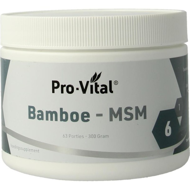 Pro-Vital Bamboe - MSM 2.0 (300 Gram)