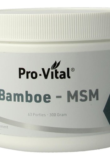 Pro-Vital Bamboe - MSM 2.0 (300 Gram)