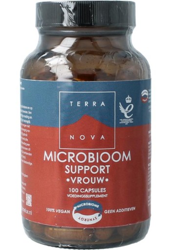 Terranova Microbioom support vrouw (100 Vegetarische capsules)
