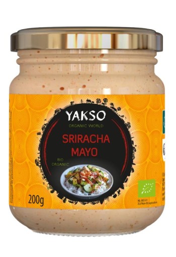 Yakso Sriracha mayonaise bio (200 Gram)