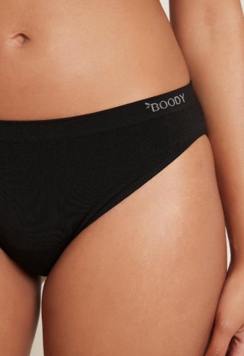 Boody Classic bikinislip zwart L (1 Stuks)
