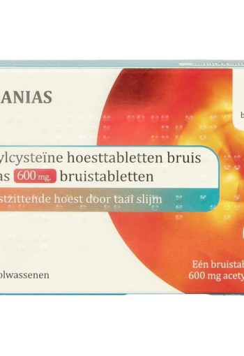 Sanias Acetylcysteine 600mg (20 Bruistabletten)