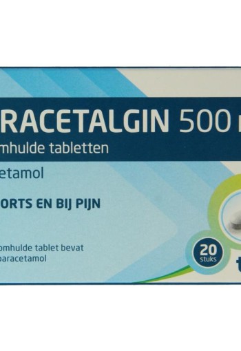 Teva Paracetalgin 500mg (20 Stuks)