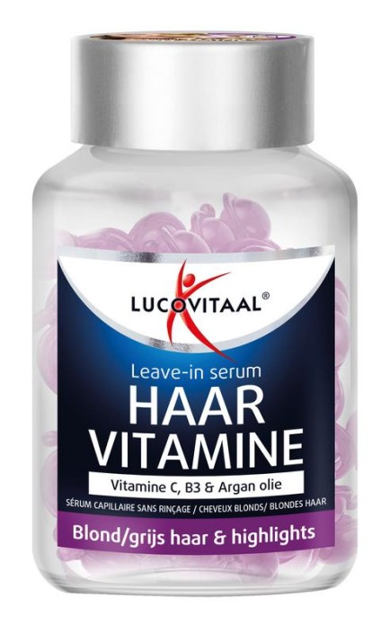 Lucovitaal Haar vitamine blond/grijs haar & highlights (25 Capsules)