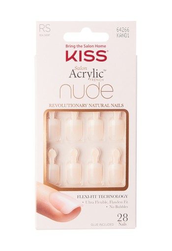 Kiss French nude acrylic nails breathtaking (1 Set)