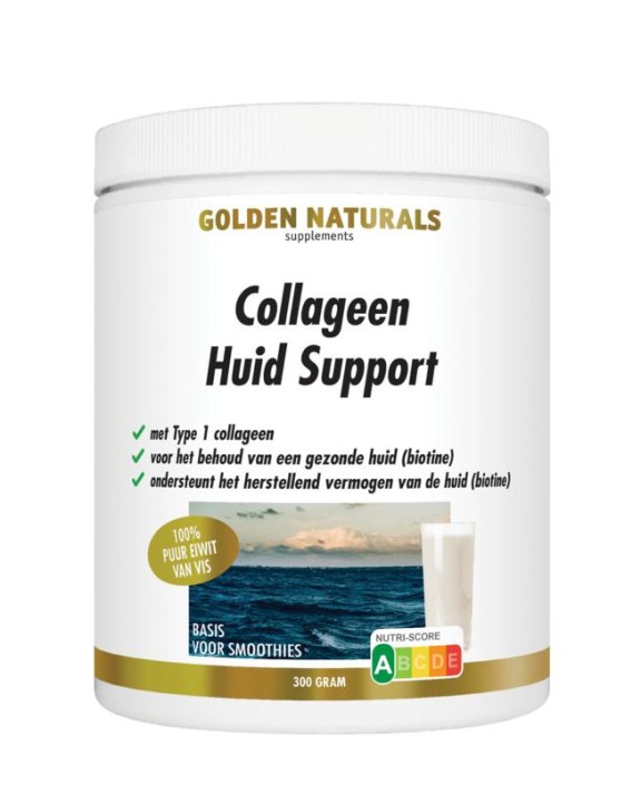 Golden Naturals Collageen huid support vis (300 Gram)