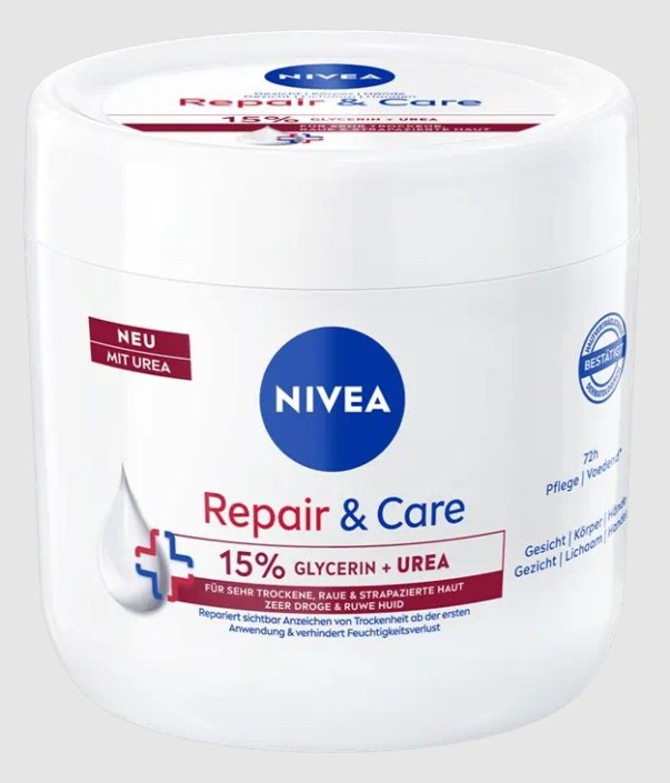 Nivea Body repair & care urea creme (400 Milliliter)