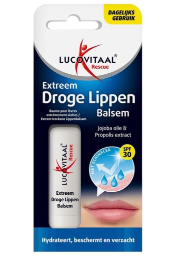 Lucovitaal Lippenbalsem rescue extra droge lippen (5 Gram)