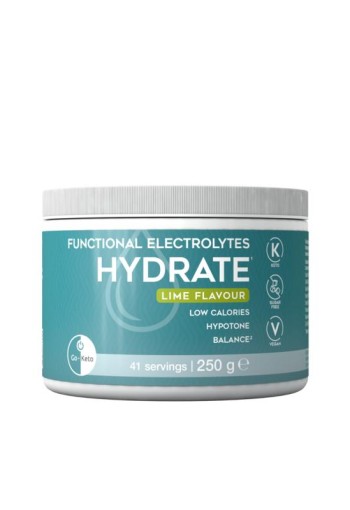 Go-Keto Elektrolytes drink poeder hydratatie limoen (250 Gram)