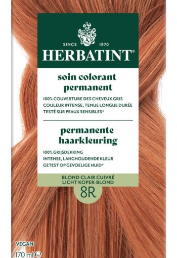 Herbatint 8R Licht koper blond (170 Milliliter)