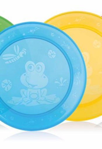 Nuby Set van 4 bordjes - 9m+ (4 Stuks)