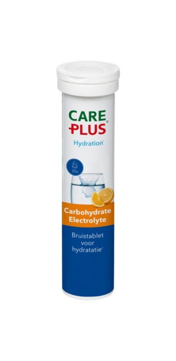 Care Plus Carbohydrate electrolyte orange (20 Bruistabletten)