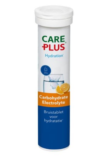 Care Plus Carbohydrate electrolyte orange (20 Bruistabletten)