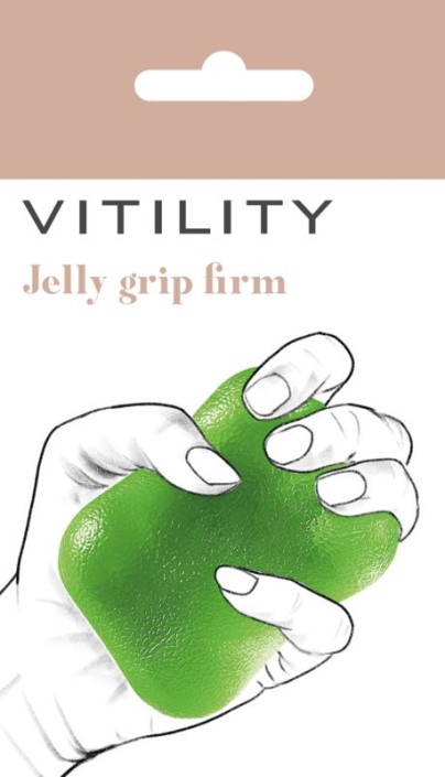 Vitility Handtherpaie jelly grip stevig (1 Stuks)