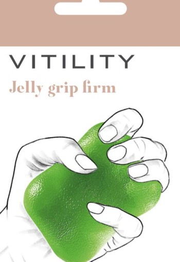 Vitility Handtherpaie jelly grip stevig (1 Stuks)