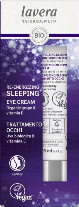 Lavera Re-Energizing sleeping eye cream bio (15 Milliliter)