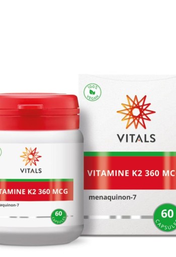 Vitals Vitamine K2 360mcg (60 Capsules)